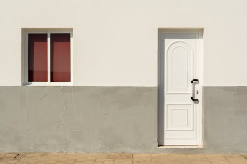 Door and Window of a House 