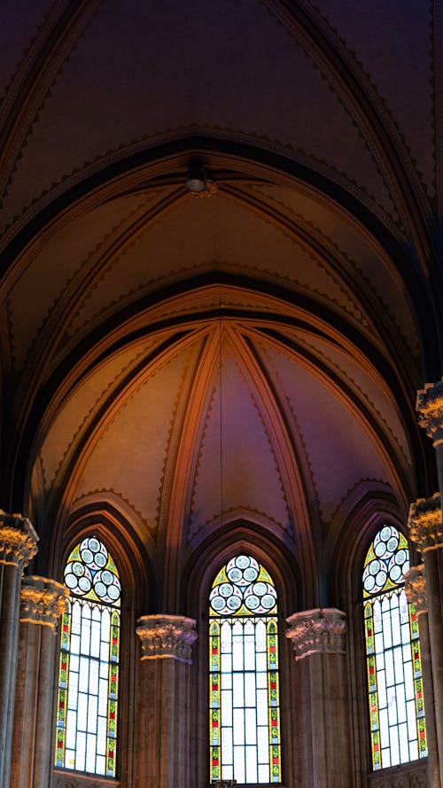 Ceiling and Windows in Church