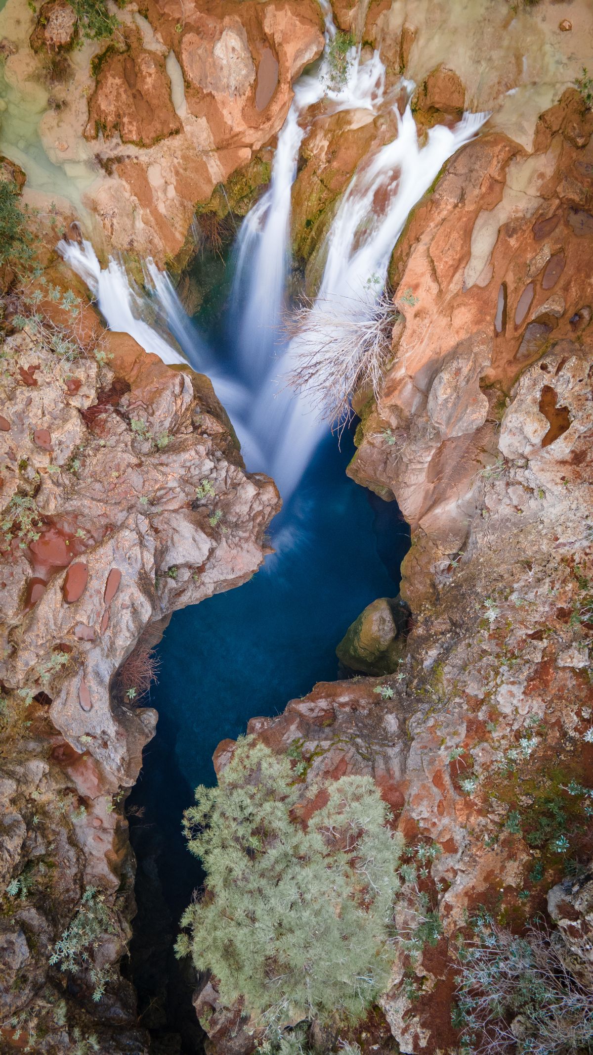Dhuandhar Falls at Bhedaghat, Jabalpur, a major tourism draw for the city