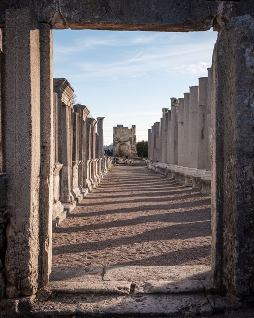 Free Explore the ancient ruins of Antalya, Türkiye, capturing history and architectural beauty. Stock Photo