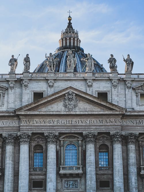 Безкоштовне стокове фото на тему «архітектура бароко, Ватикан, вертикальні постріл»