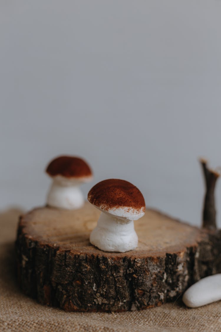 Cookies In A Shape Of Mushrooms 