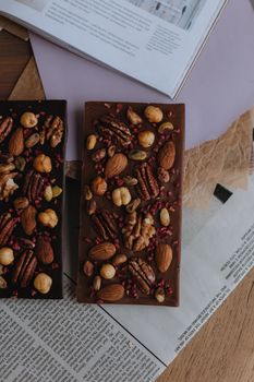 Dark Chocolate Walnut Dark Chocolate Walnut Bar — kidney-friendly food
