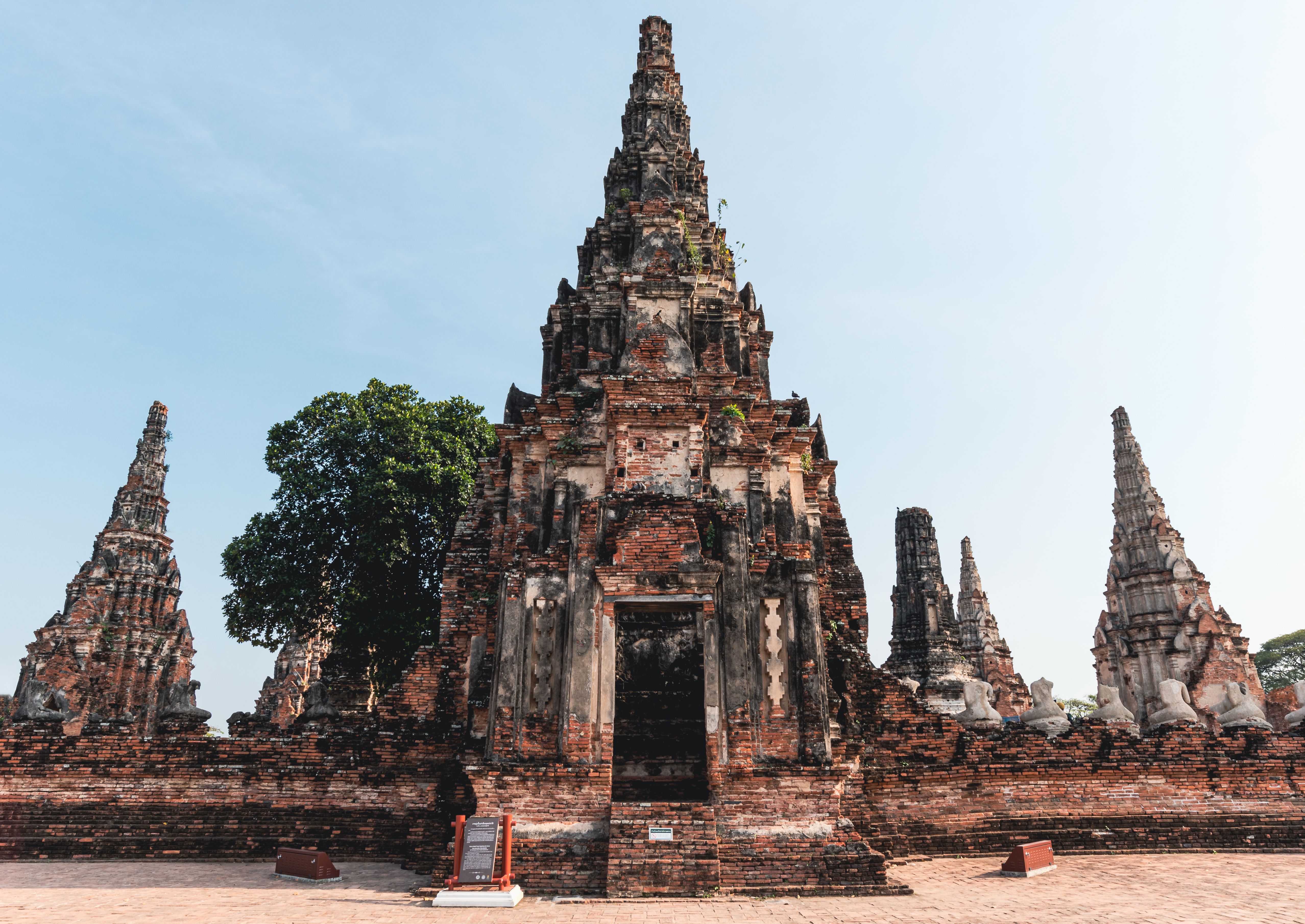 wat-chaiwatthanaram-temple-in-thailand-free-stock-photo