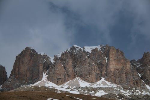 Rocky Hills Covered with Snow 