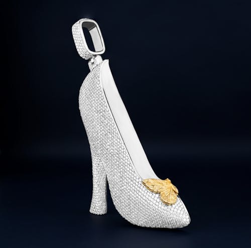 Diamond Shoe Pendant
