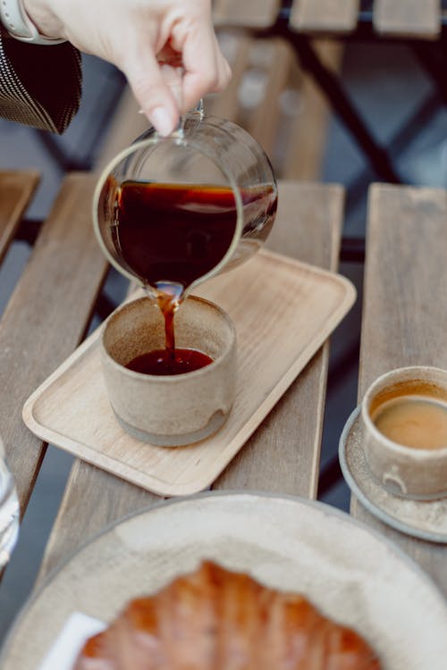 Pouring Tea to Cup