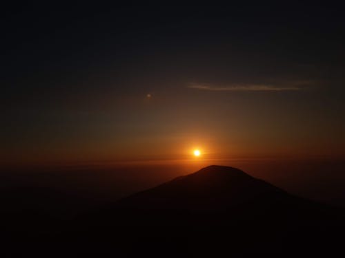 Foto profissional grátis de atardecer, céu, céu amarelo