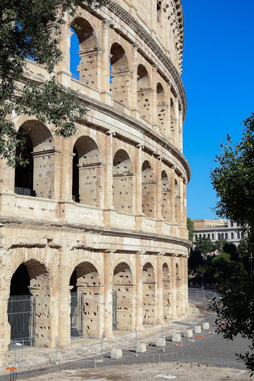 Imagine de stoc gratuită din călătorie, Colosseum, fotografiere verticală