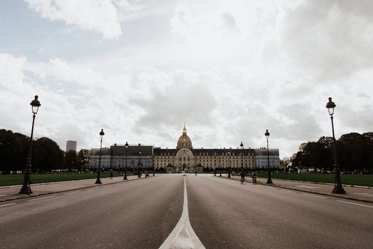 Avenue Leading To Les Invalides In Paris, France