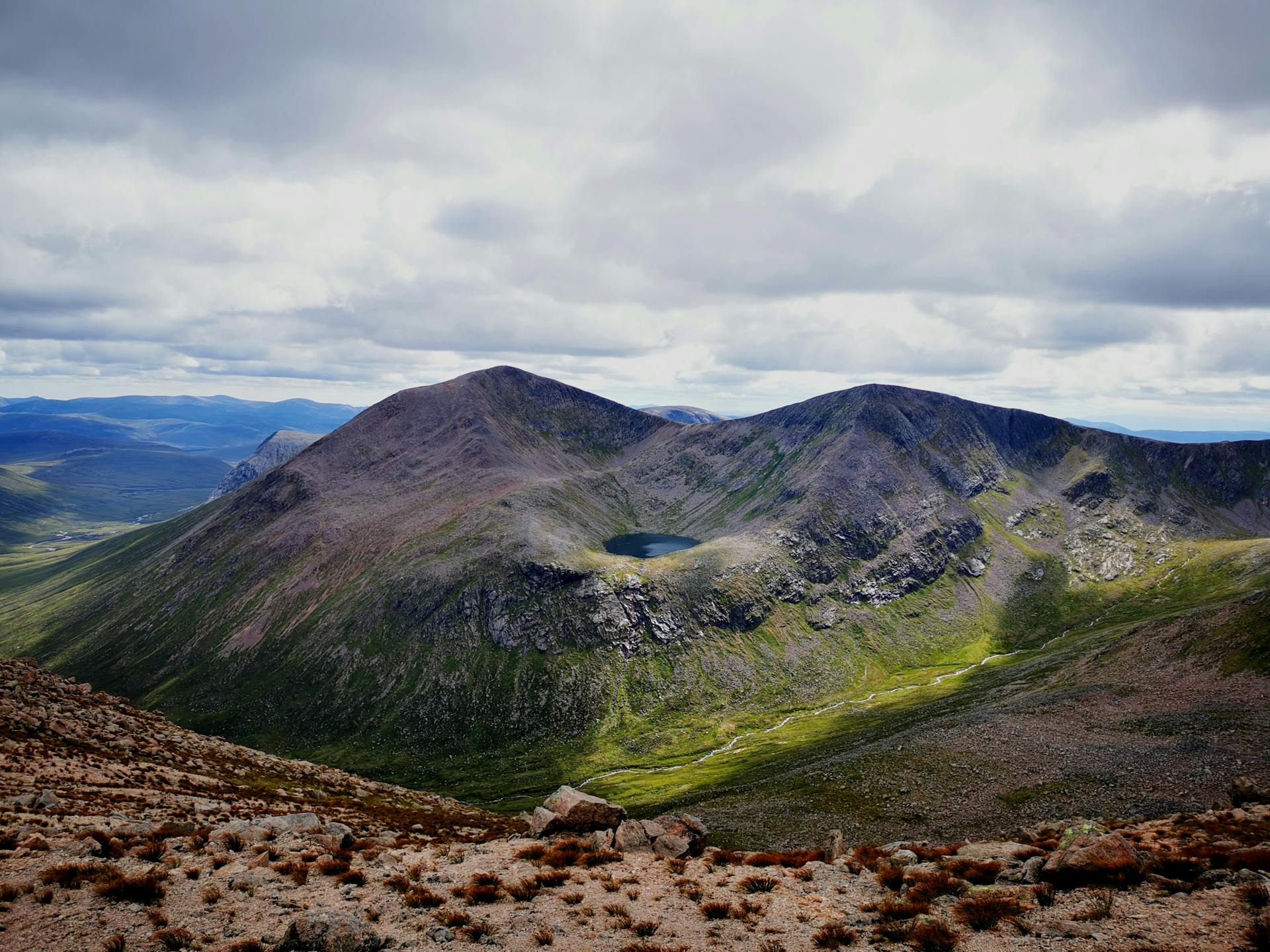 Cairn Toul Mountain Pinnacle in Scotland