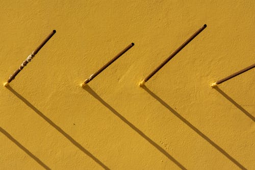Steel Rods Casting Shadows