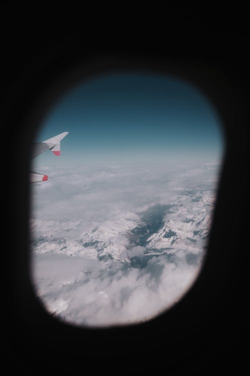 Kostnadsfri bild av clouds, flygande, flygplan