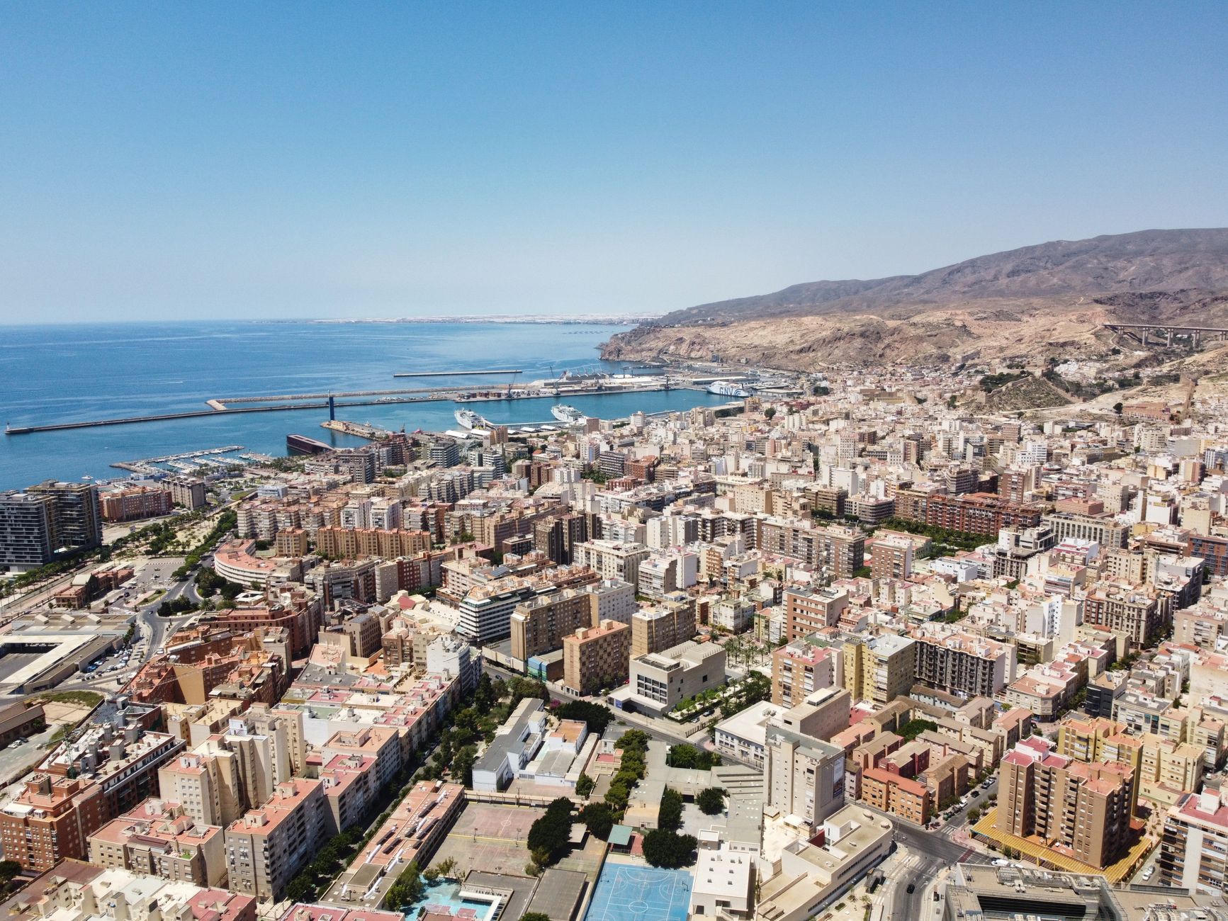 Almeria cityscape