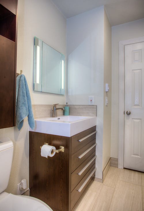 Free stock photo of bath towels, bathroom, interior Stock Photo