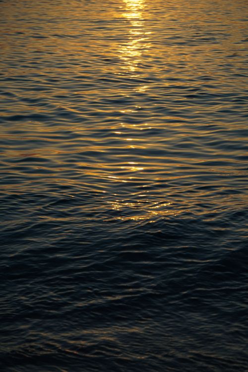 Free Sunrise reflecting on the calm waters of Nha Trang, creating a serene seascape. Stock Photo