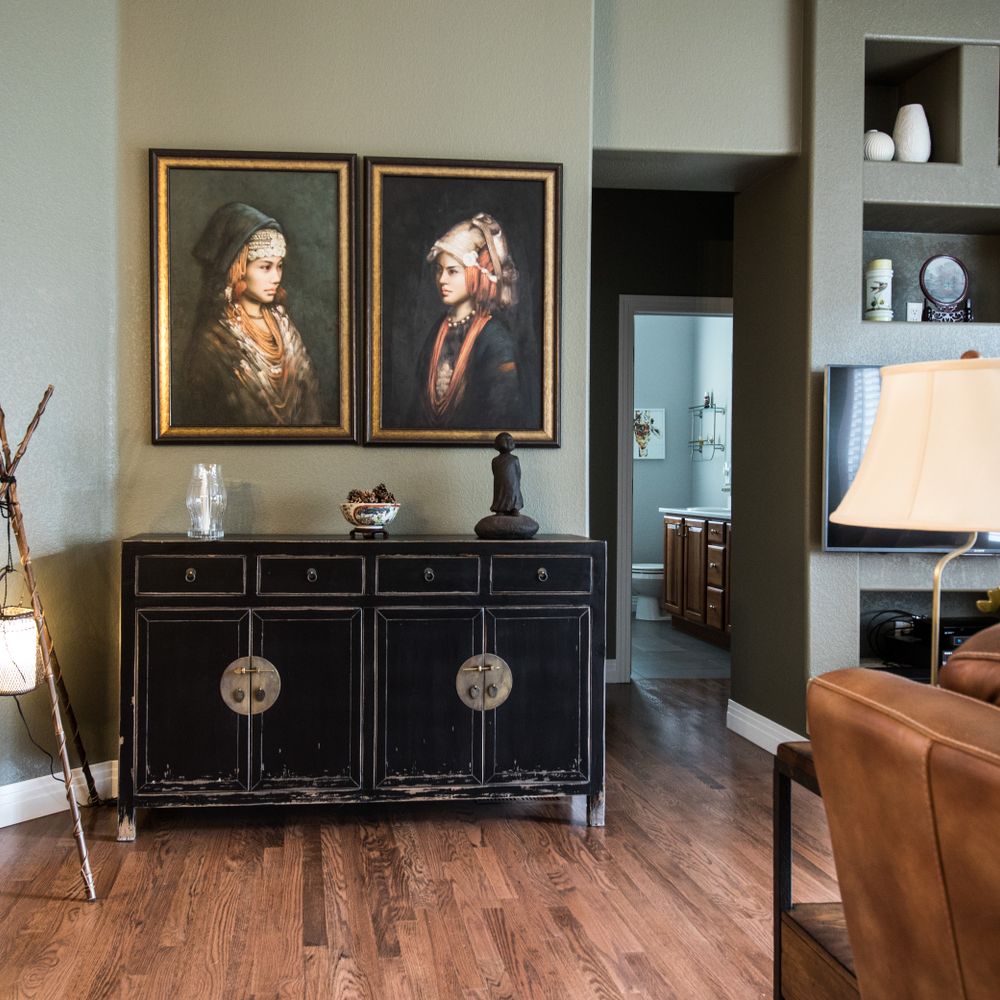 Interior Painting in Manor Park — surfaces prepped and cut in by hand