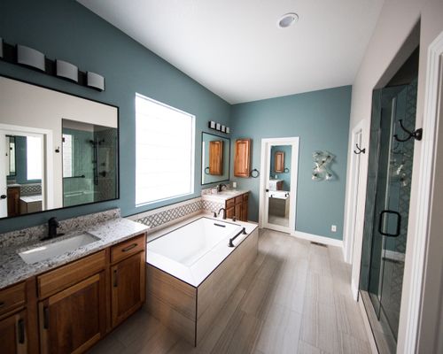 Modern bathroom remodel serving homeowners across Riverside County