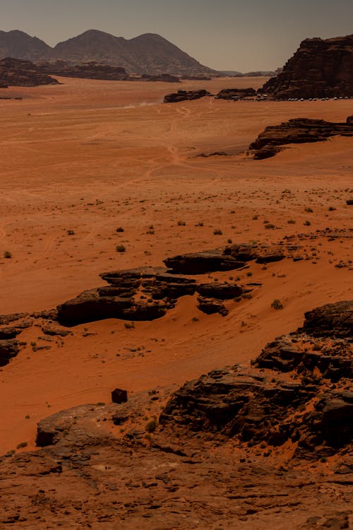 Barren Desert Landscape