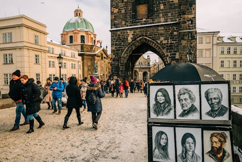 Δωρεάν στοκ φωτογραφιών με charles bridge, αστικός, δρόμους της πόλης