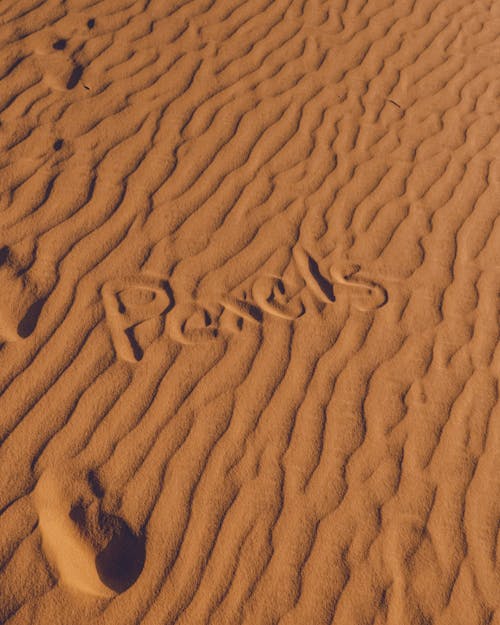 Pexels Written in Sand