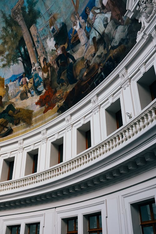 Painting on Wall in Louvre