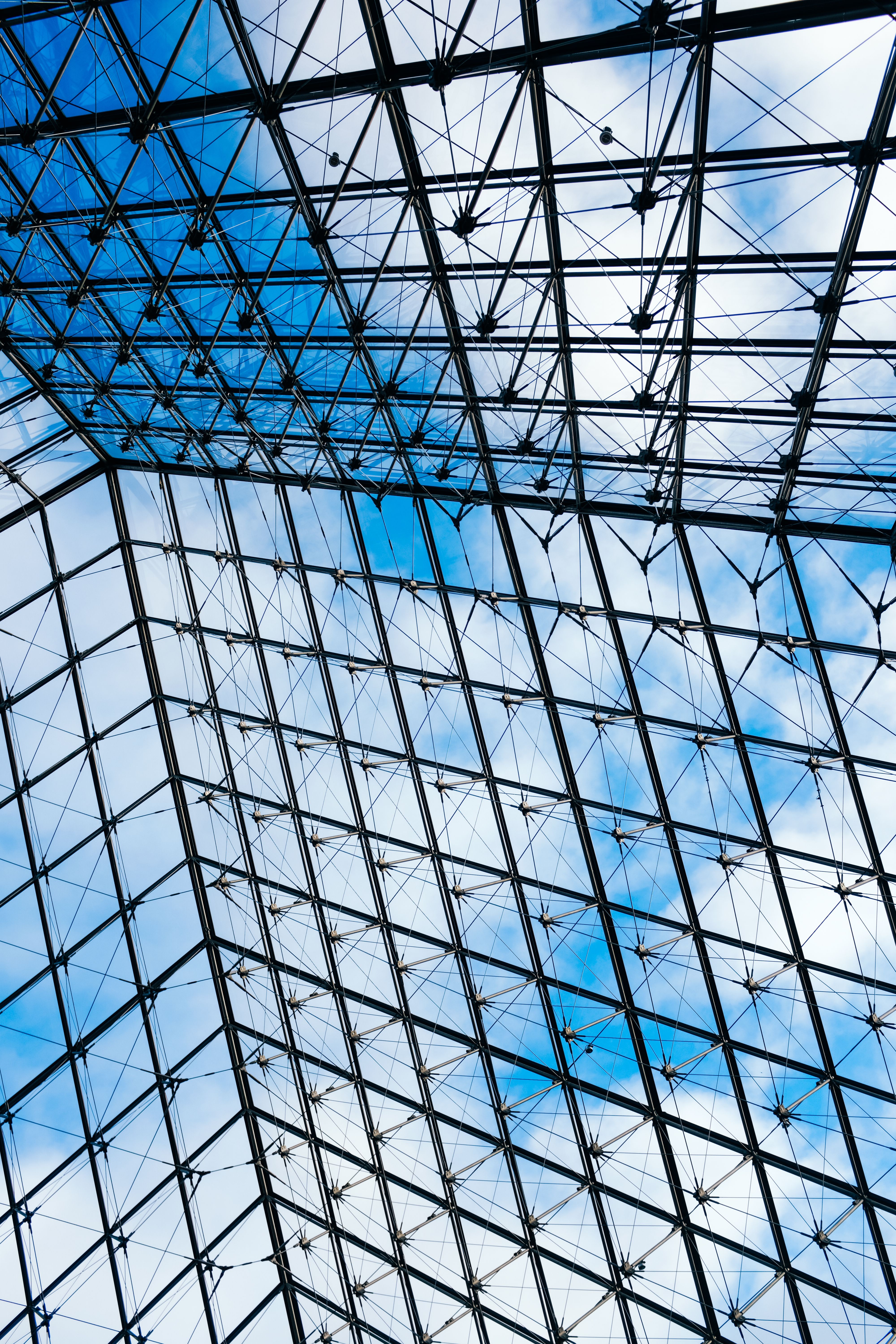 Windows on Glass Ceiling · Free Stock Photo