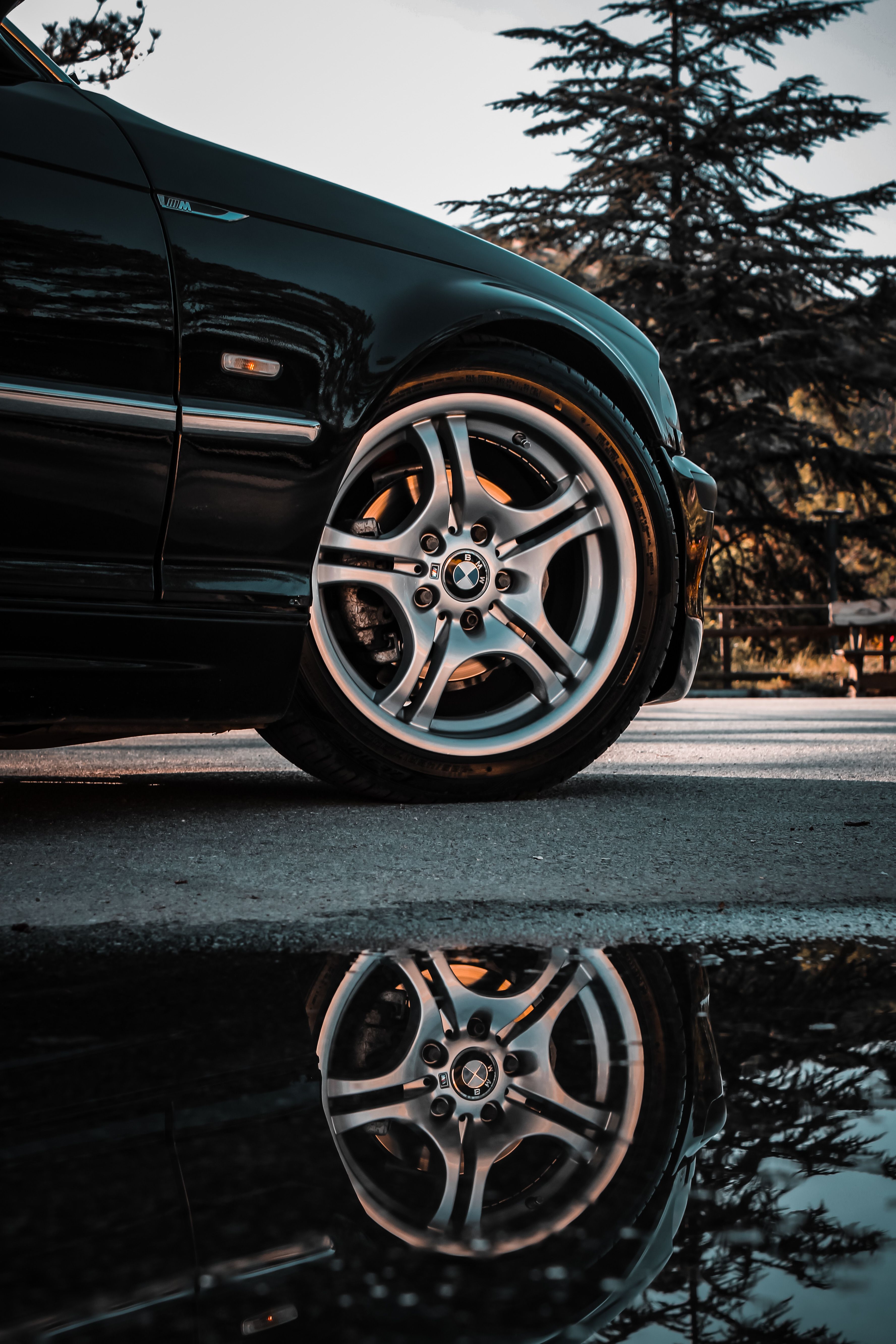 Alloy Wheel of Black Car · Free Stock Photo