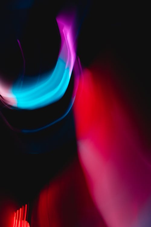 Free Pink and Blue Light Illustration Stock Photo