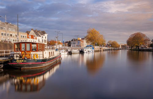 คลังภาพถ่ายฟรี ของ delft, การท่องเที่ยว, คลอง