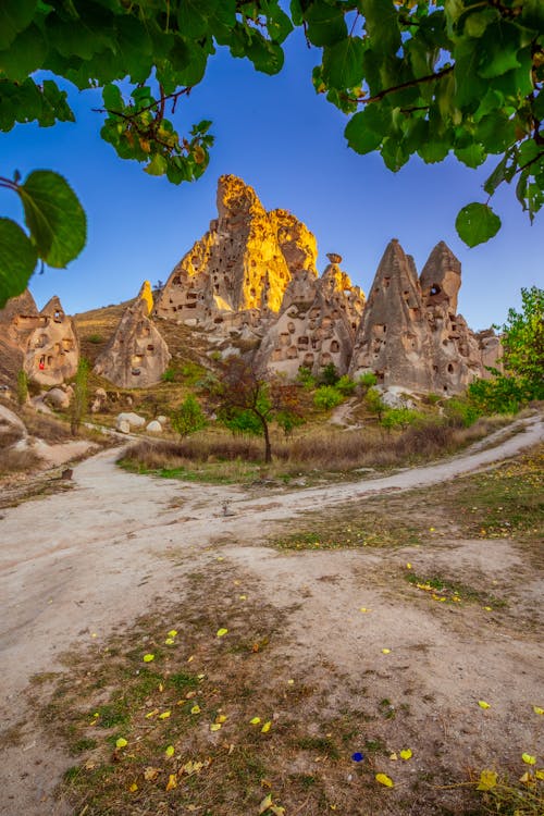 Dirt Road and Rock Formations in Cappadocia