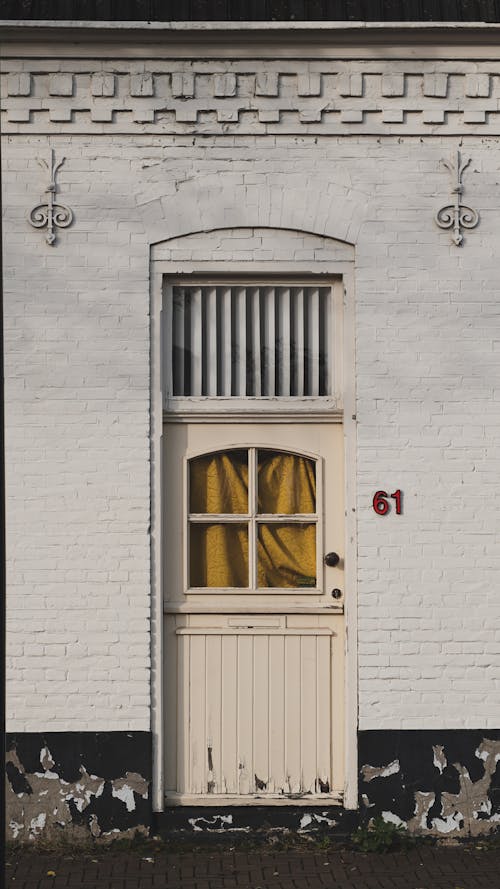 Základová fotografie zdarma na téma bílá, budova, dveře