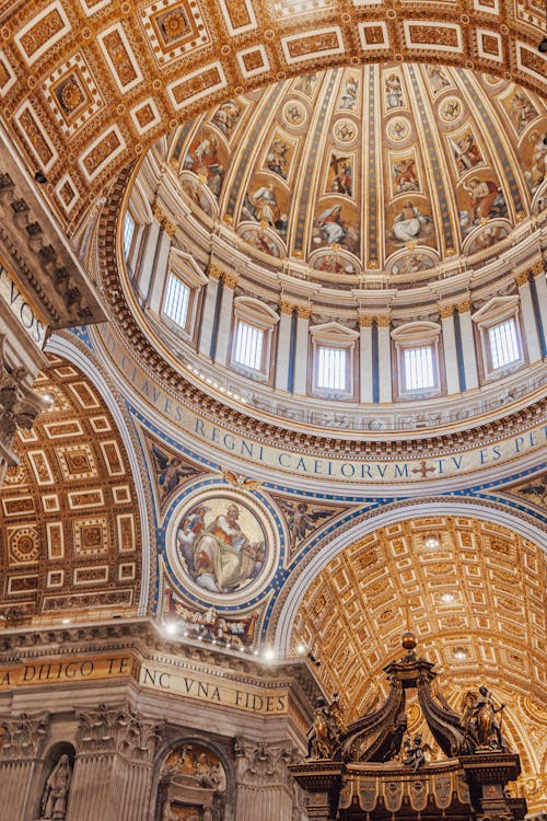 Základová fotografie zdarma na téma bazilika svatého petra, cestování, interiér