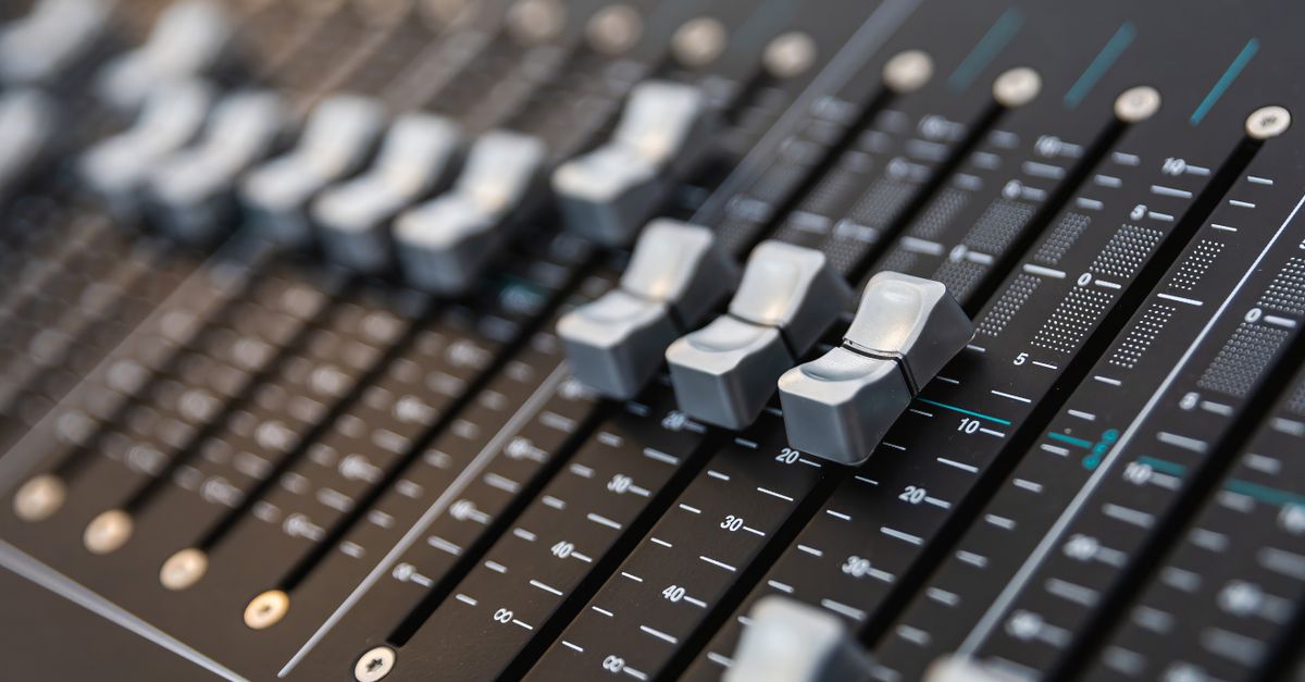 Sound Engineer Buttons Buttons on Sound Mixer · Free Stock Photo