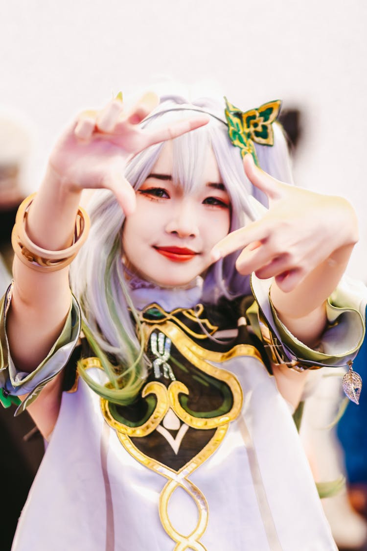 Woman In Cosplay Costume