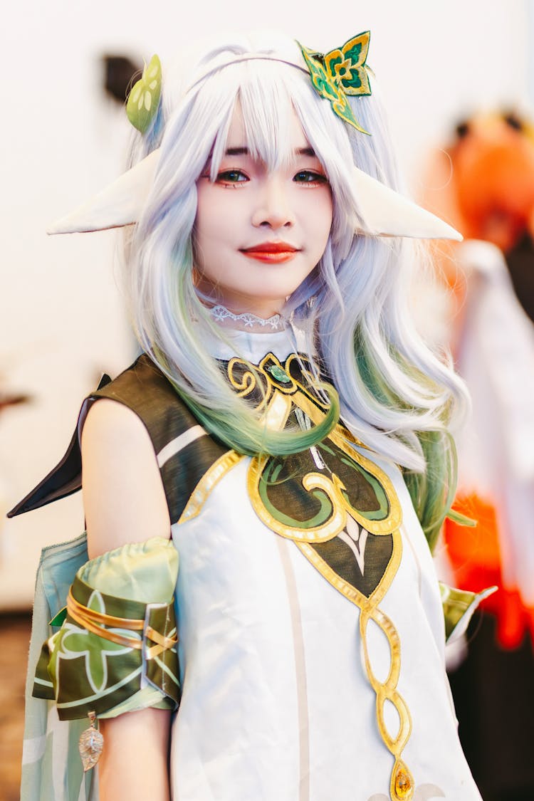 Woman In Cosplay Costume