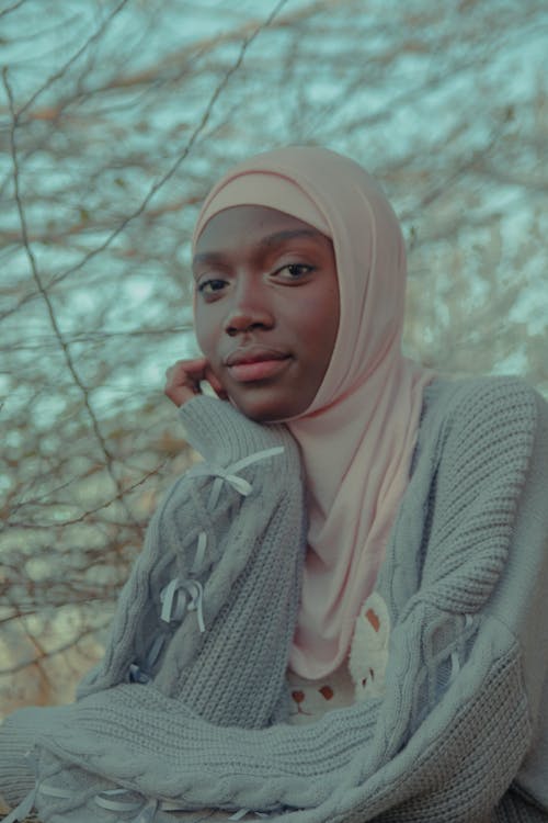 Portrait of Woman in Hijab