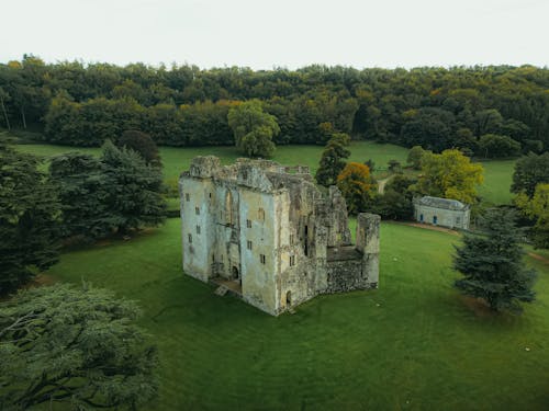 イングランド, ウォードール城, ドローン撮影の無料の写真素材