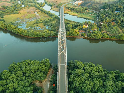 Kostnadsfri bild av bro, broar, drönarbilder