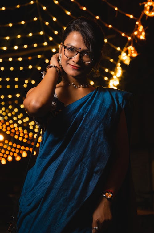 Portrait of Woman in Traditional Clothing