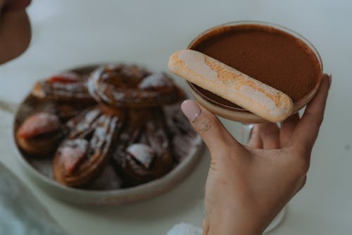 Gratis stockfoto met chocolade, churros, eten