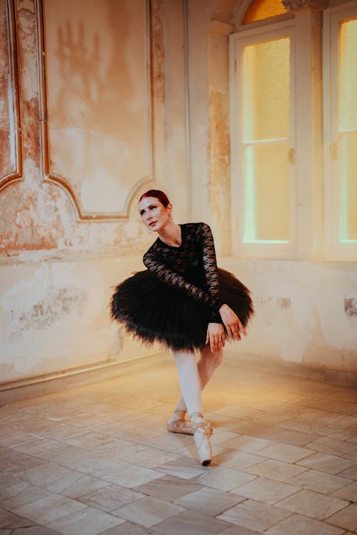 Ballerina in Black Dress