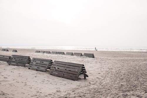Foto profissional grátis de areia, beira-mar, blocos