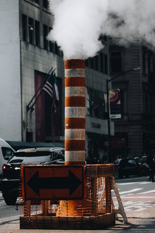 Základová fotografie zdarma na téma kalamita, komín, kouř
