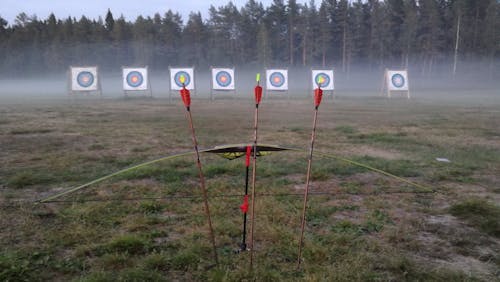 Free stock photo of archery field, bow