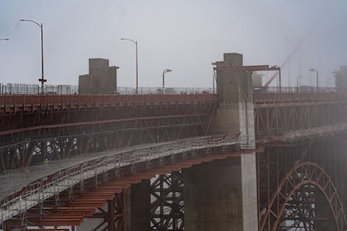 Metal Construction of a Bridge