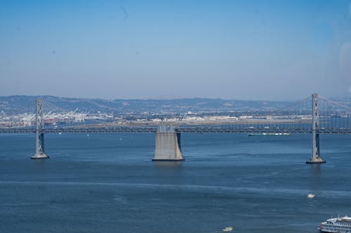 Suspension Bridge over a River