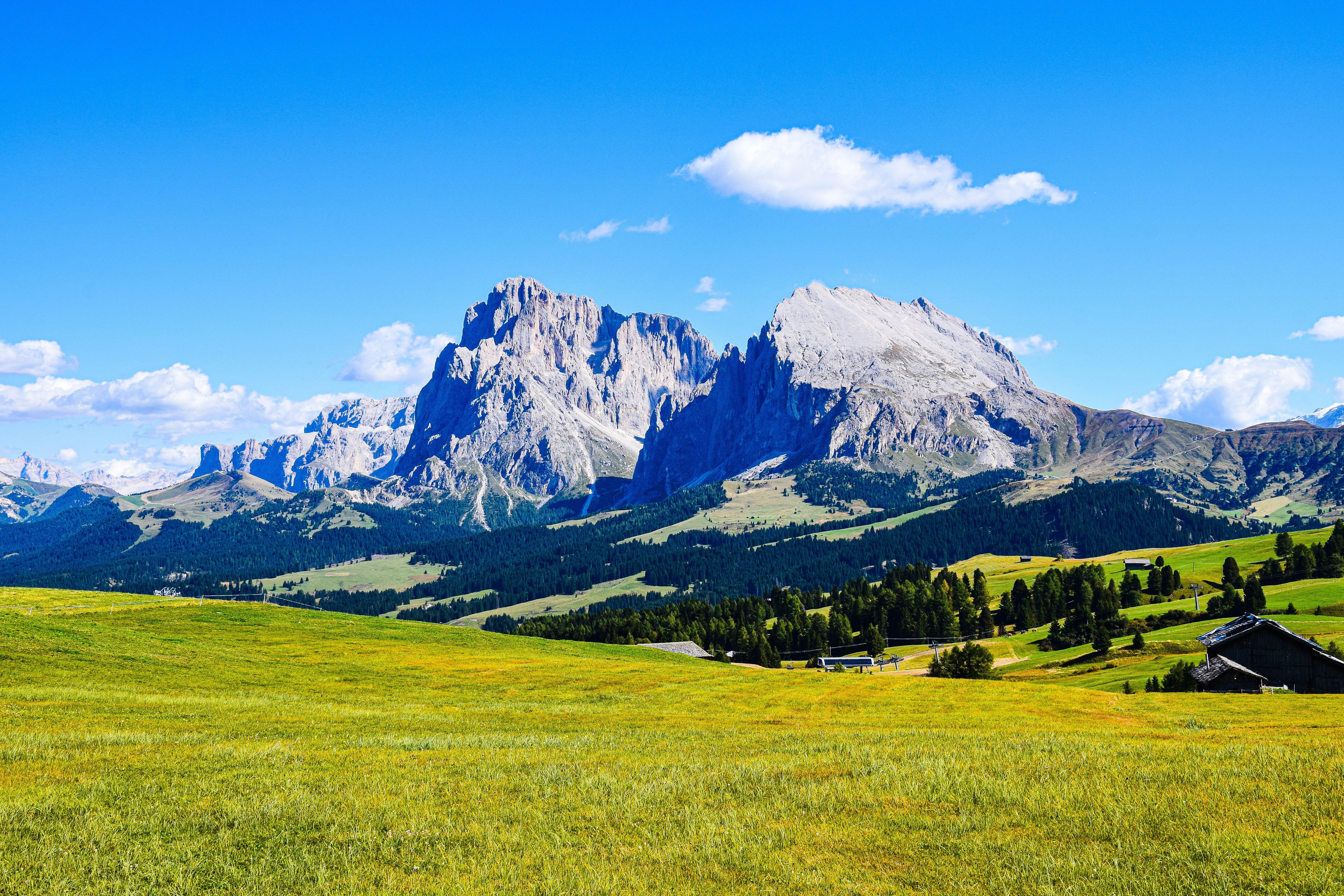 Meadow and Dolomites · Free Stock Photo