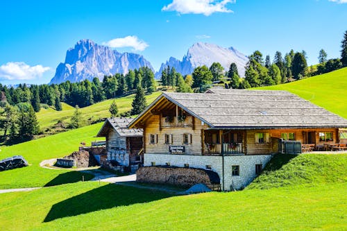 Darmowe zdjęcie z galerii z alpejski, alpy, domy