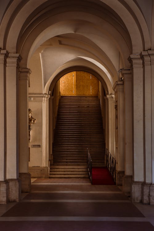 Empty Corridor in Museum